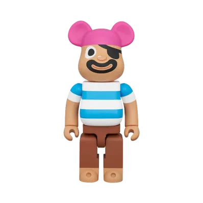 MEDICOM TOY "BEARBRICK" Bearbrick Pop-Up Pirate 400%