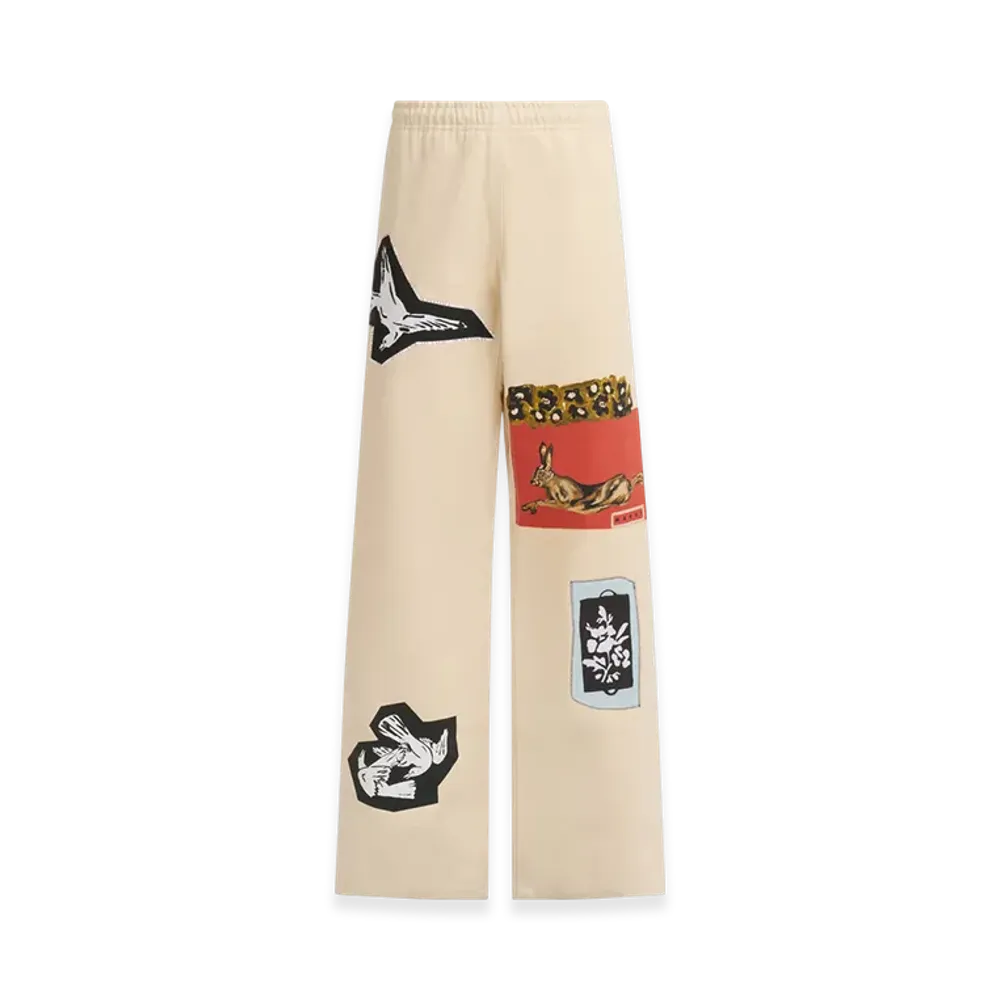 MARNI x Olaolu Slawn x Soldier Boyfriend Organic Bull Denim Trousers "Bone"