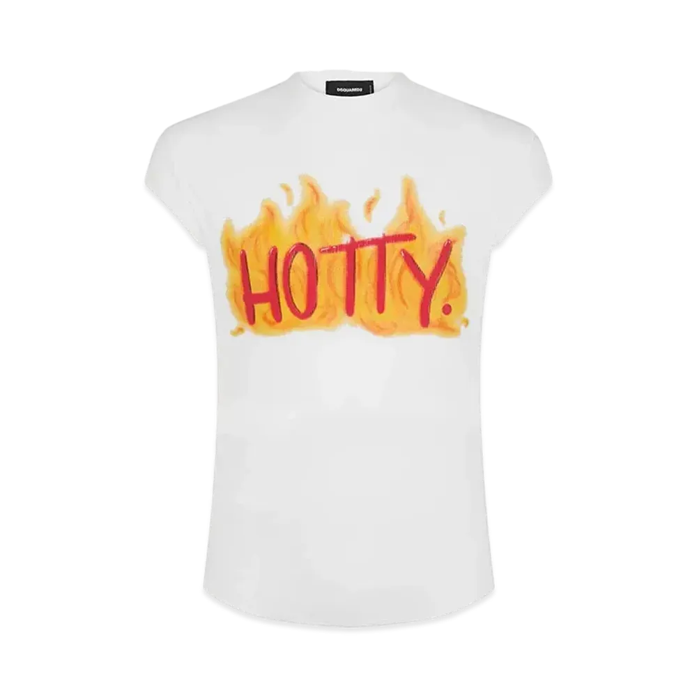 Dsquared2 Hotty Choke Fit T-shirt "White"