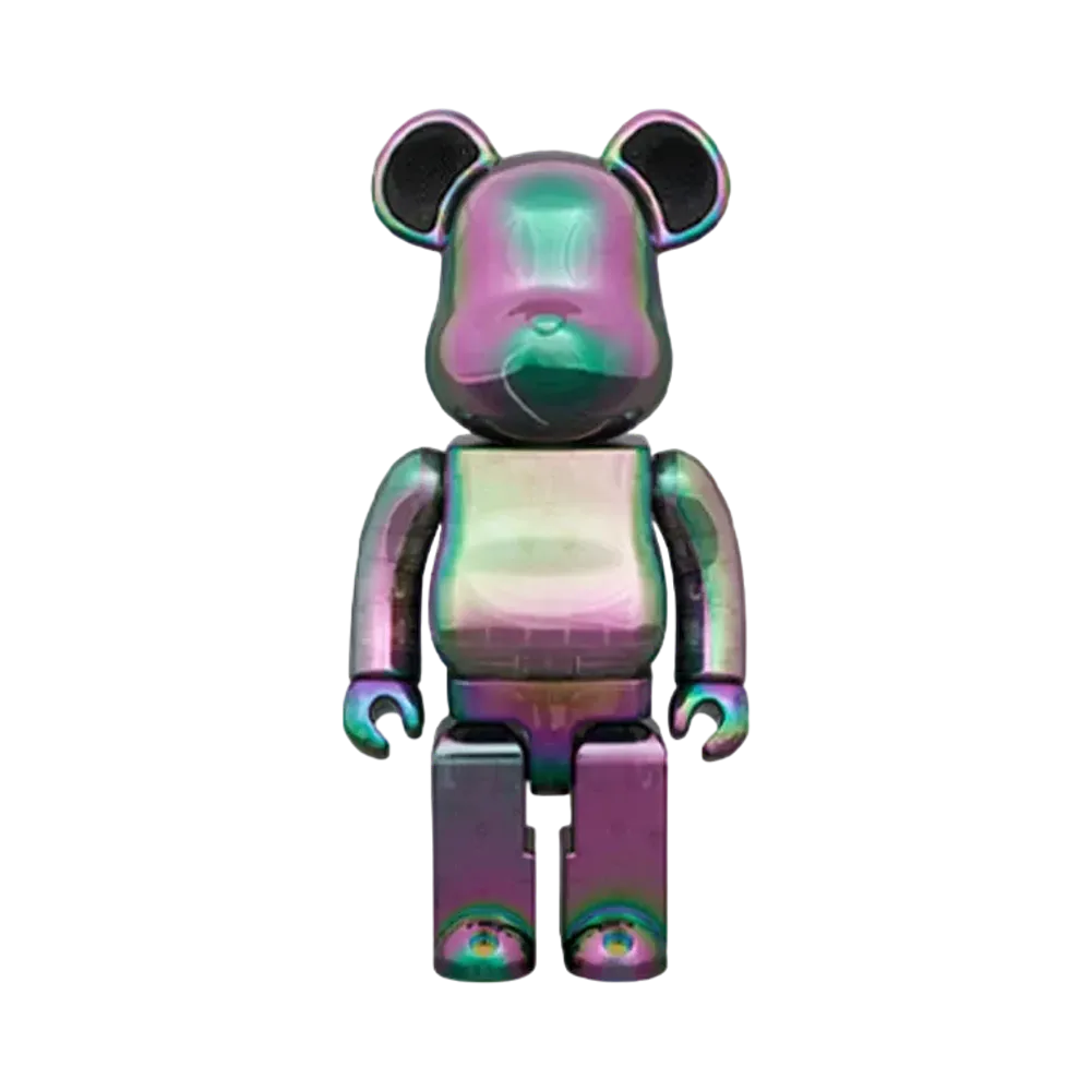 MEDICOM TOY "BEARBRICK" AUDIO IRIDESCENT 400% Portable Bluetooth Speaker Black Aurora