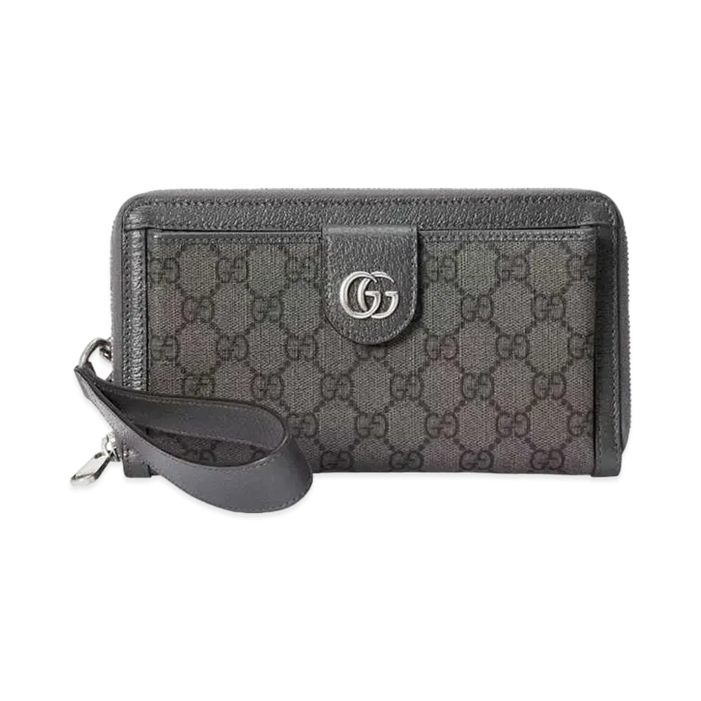 GUCCI Ophidia GG Supreme Wallet "Grey/Black"