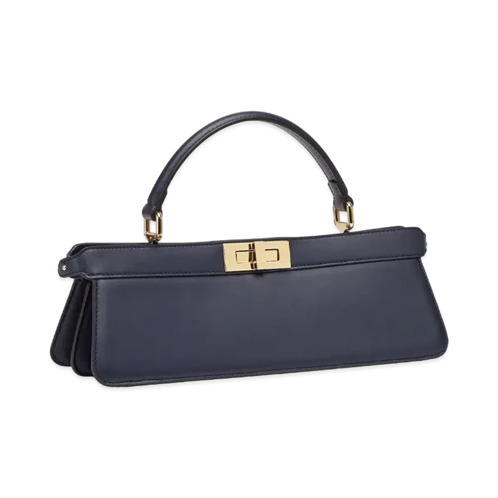 FENDI Peekaboo Icy You Stretch Leather Bag "Blue"