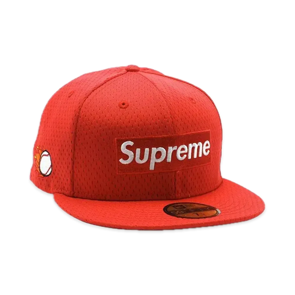 Supreme Mesh Box Logo New Era "Red"