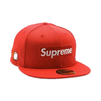 Supreme Mesh Box Logo New Era "Red"