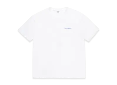 WACKO MARIA Washed Heavy Weight T-Shirt "White/Purple"