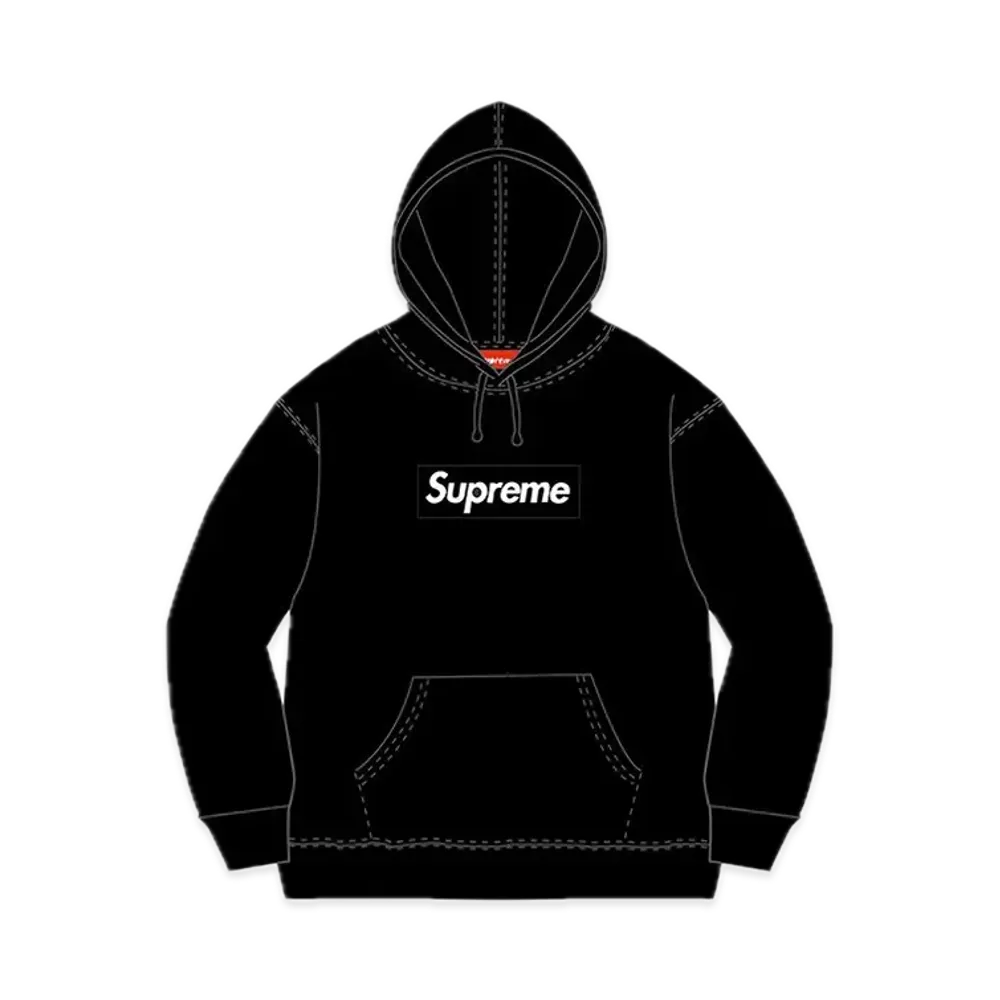 Supreme Box Logo Hooded Sweatshirt "Black" (09FW)