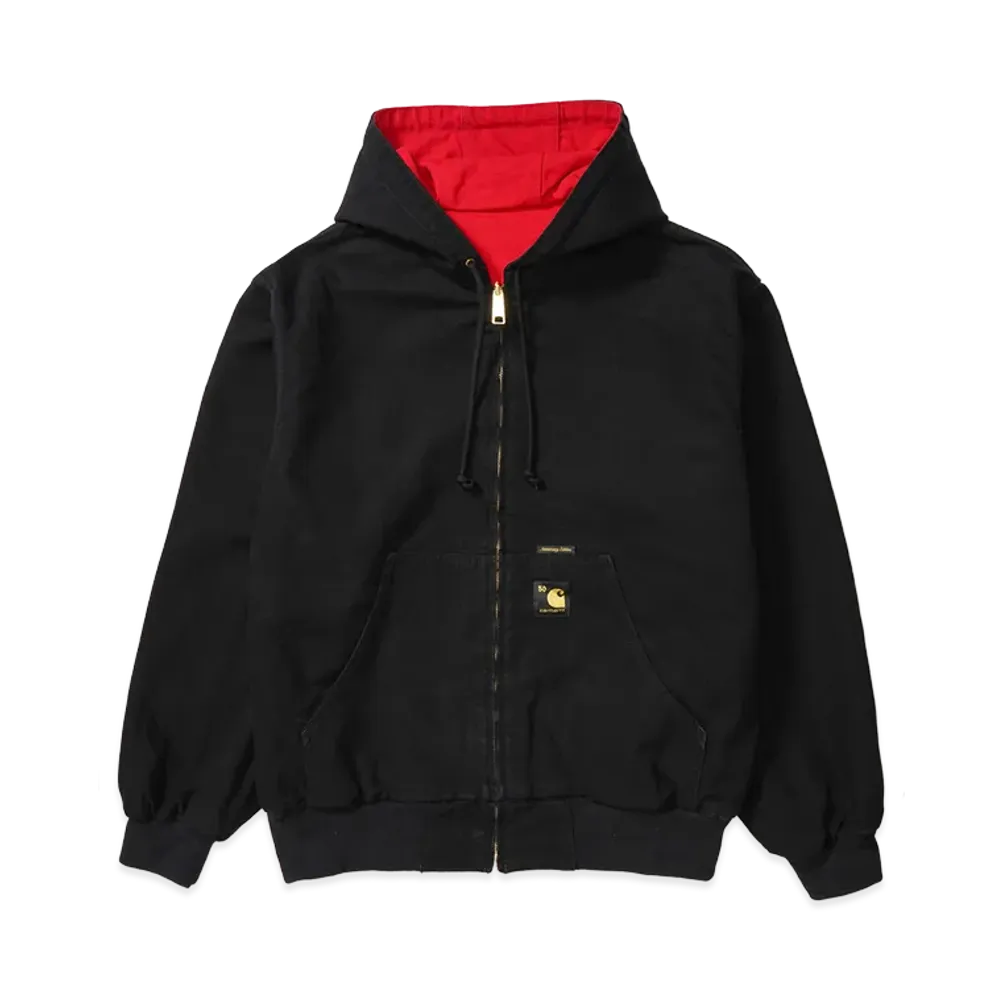 Carhartt WIP OG Active Jacket 50th Anniversary Edition Canvas "Black/USA Red"