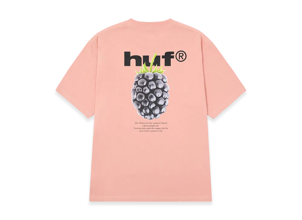 HUF Black Berry Tee "Peach"
