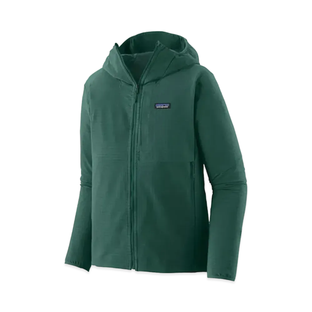 patagonia Men's R1 Tech Face Hoodie "Conifer Green"