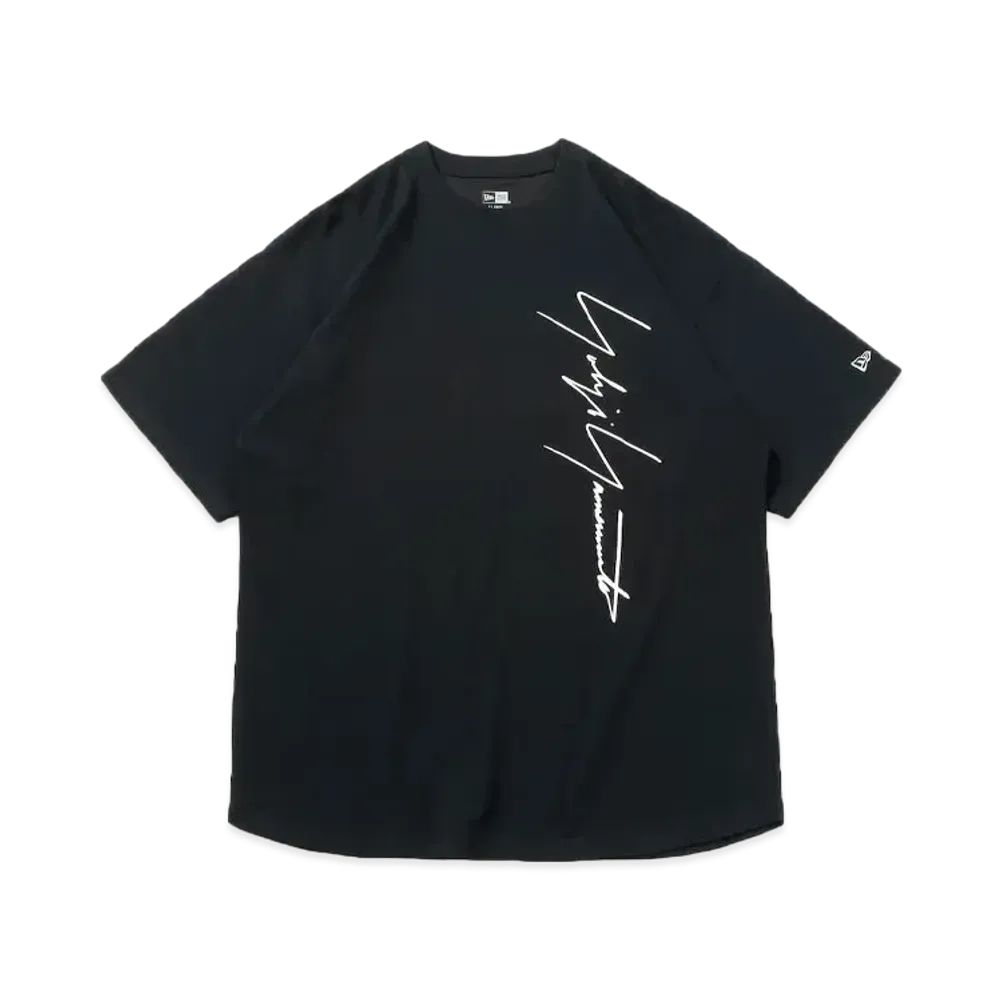 NEW ERA x Yohji Yamamoto SS23 S/S Oversized Performance Tee "Black"