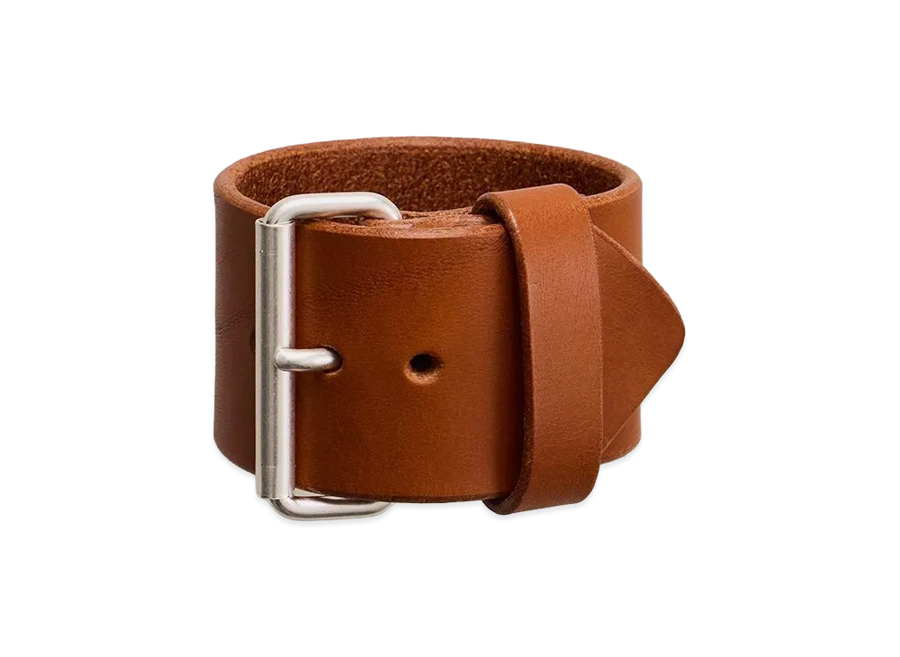 NICENESS Lydia Vacchetta Bullhide Wristband 45mm "Cognac"
