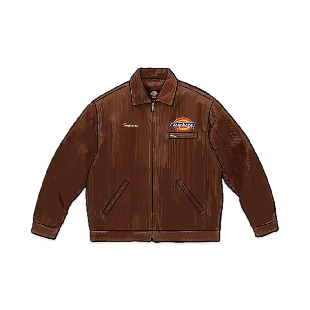 Supreme x Dickies Corduroy Work Jacket "Brown"