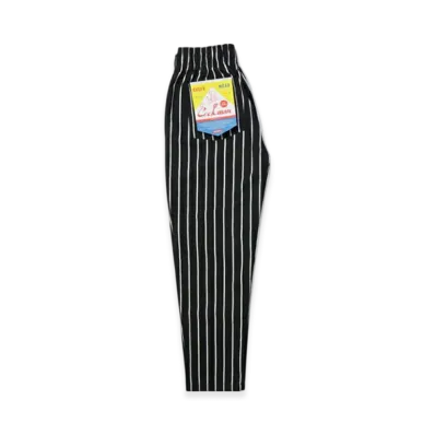 COOKMAN Chef Pants Big Size "Stripe/Black"