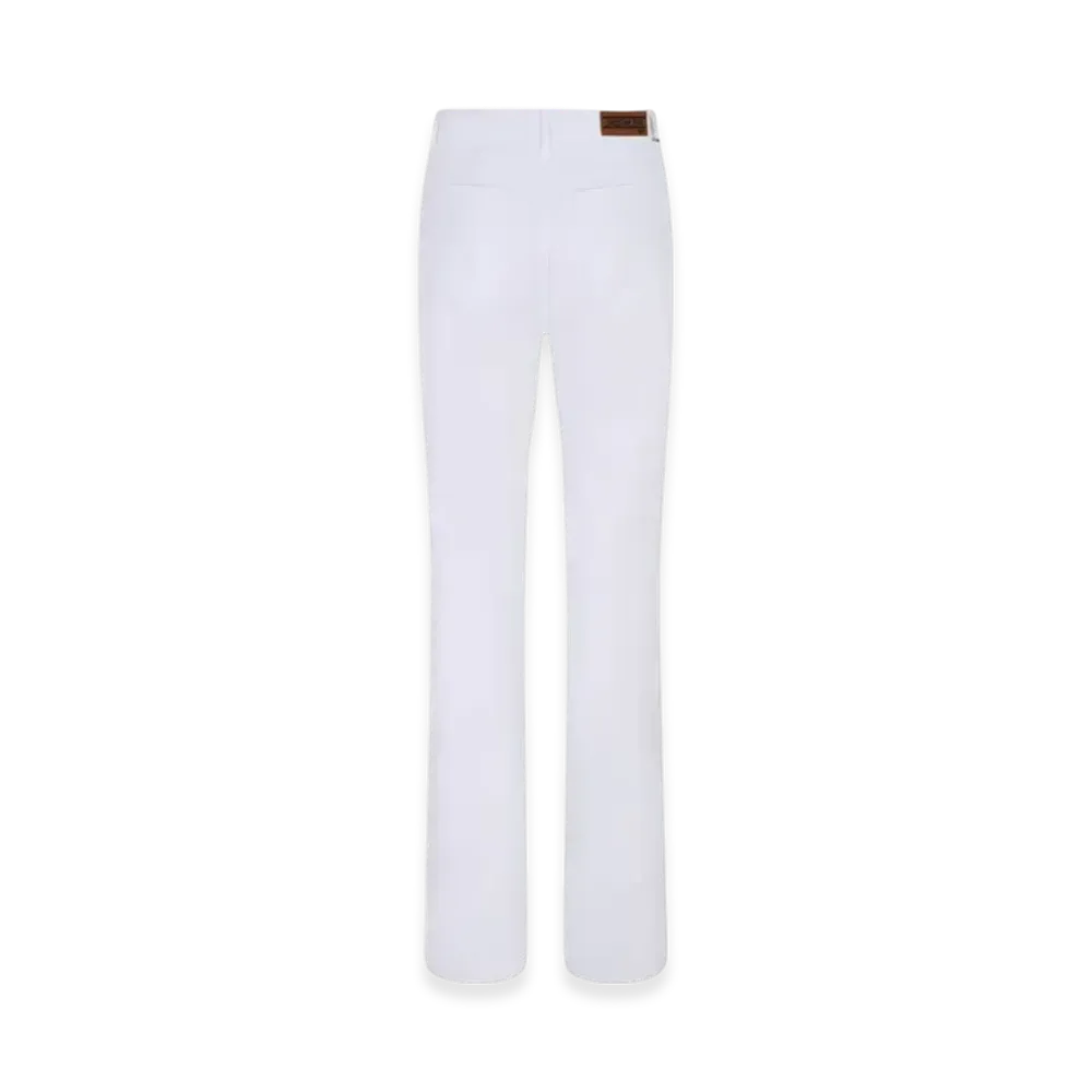 Dior Women's 8 Straight Jeans, D09 Cotton Denim "White"