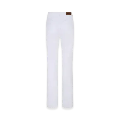 Dior Women's 8 Straight Jeans, D09 Cotton Denim "White"