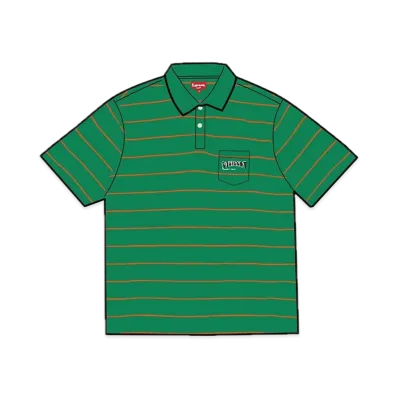Supreme x THRASHER Stripe Polo "Green"