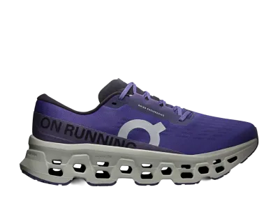 On Cloudmonster 3 Wide "Twilight/White"