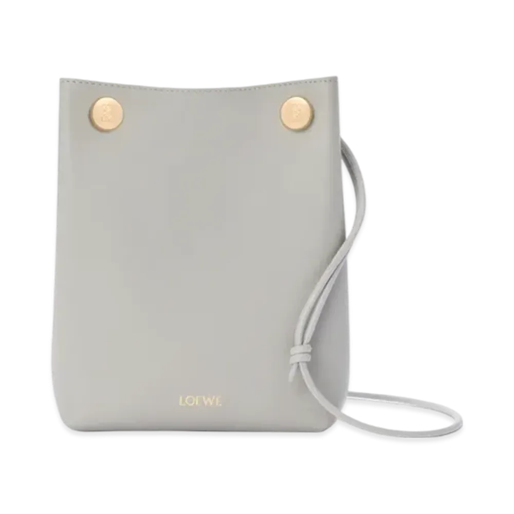 LOEWE Pebble Pouch "Shell Grey"