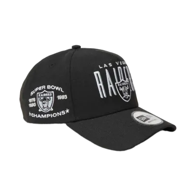 NEW ERA 9Forty A-Frame NFL Champions Las Vegas Raiders "Black"
