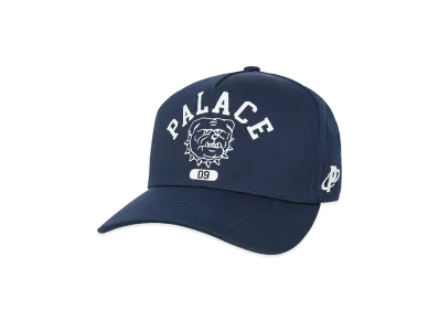 PALACE Bulldog P Frame 5 Panel Snapback "Navy"