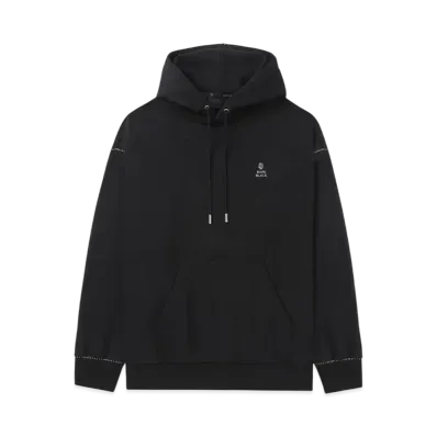 A BATHING APE Bape Black Metal Logo Hoodie "Black"