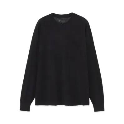 Goldwin Whole Garment Wool Knit Long Sleeve T-shirt (Unisex) "Black"