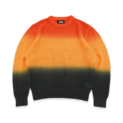 Stussy Pigment Dyed Loose Gauge 23AW "Black/Red"