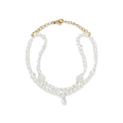 CHARLES & KEITH Luxem Multi-Beaded Bracelet "Pearl"