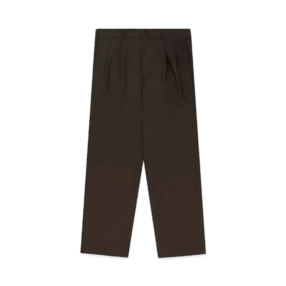 Aime Leon Dore Double Pleated Wool Trouser "Brown"