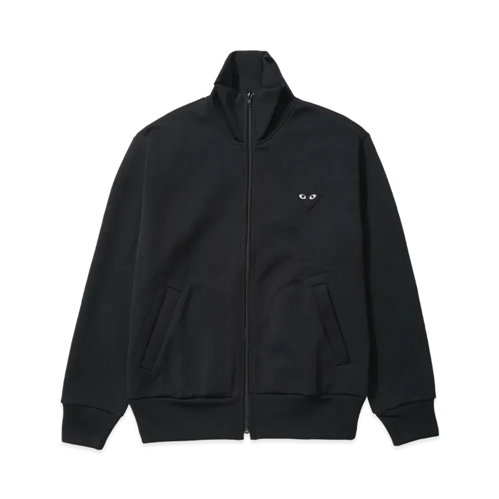 PLAY COMME des GARCONS Back Printed Black X White Blouson With Black Emblem "Black"