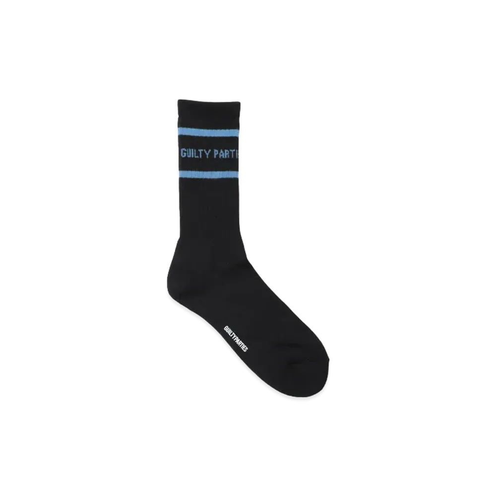 WACKO MARIA Logo Jacquard Socks "Blue"