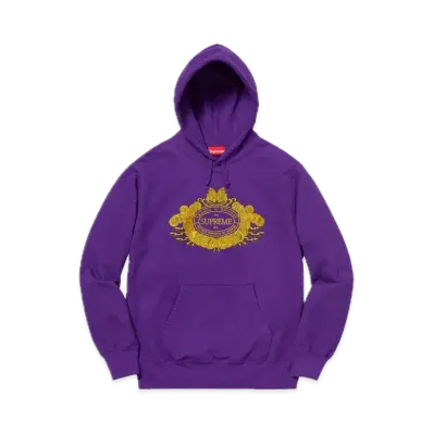 Supreme Love or Hate Hooded Sweatshirt "Purple"