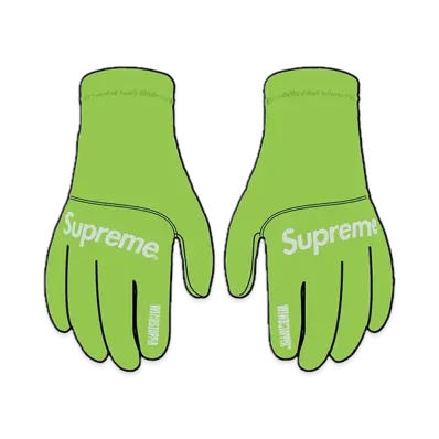 Supreme Windstopper Gloves "Bright Green"
