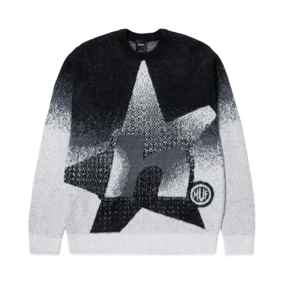 HUF Horizon Shaggy Crewneck "Charcoal"