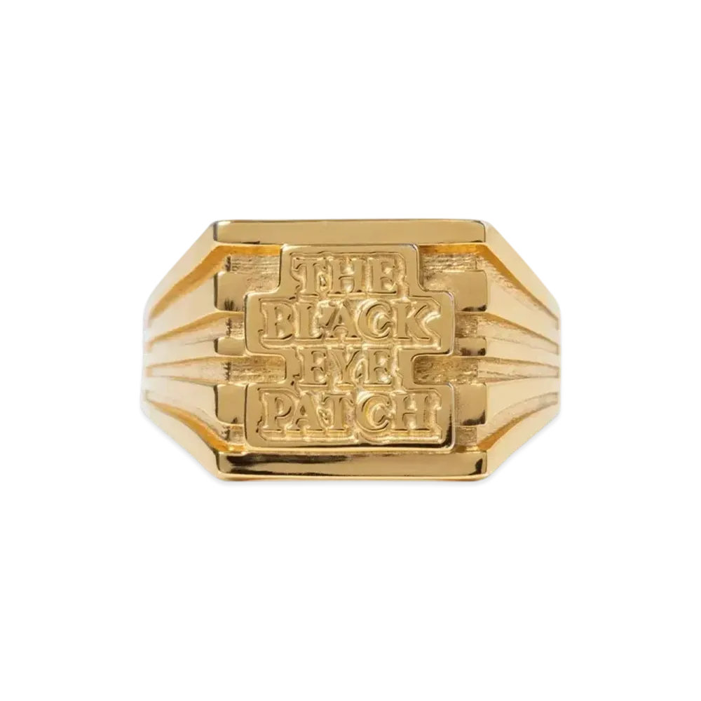 BlackEyePatch Og Label Ring "Gold"