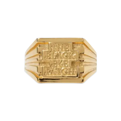 BlackEyePatch Og Label Ring "Gold"