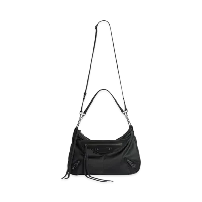 BALENCIAGA Le City Moto Medium "Black"
