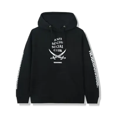 ANTI SOCIAL SOCIAL CLUB x Neighborhood 6IX Hoodie Hoodie "Black" (FW20)