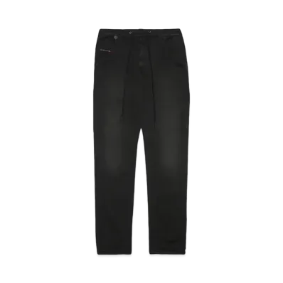 DIESEL Tapered Krooley Joggjeans "BLACK/DARK GRAY"