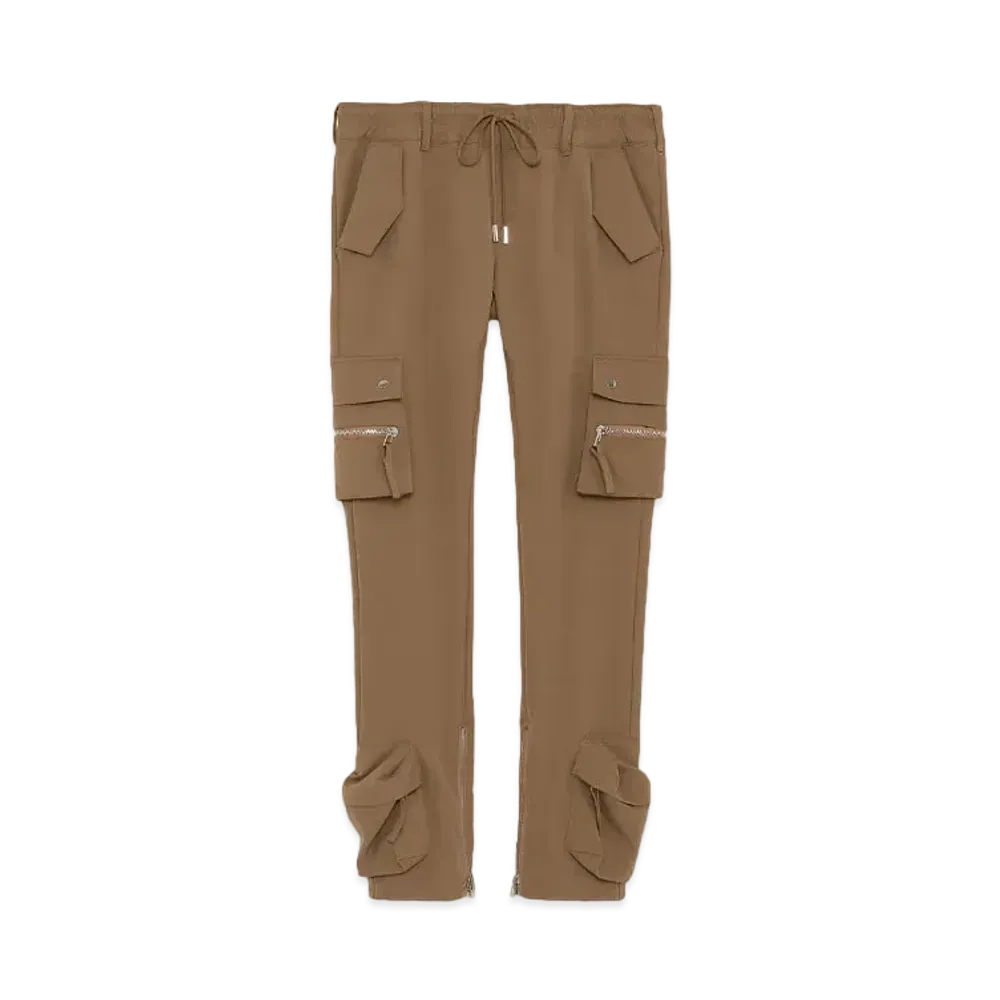 MLVINCE TYPE-4 SLIM STRETCH CARGO PANTS "BEIGE"