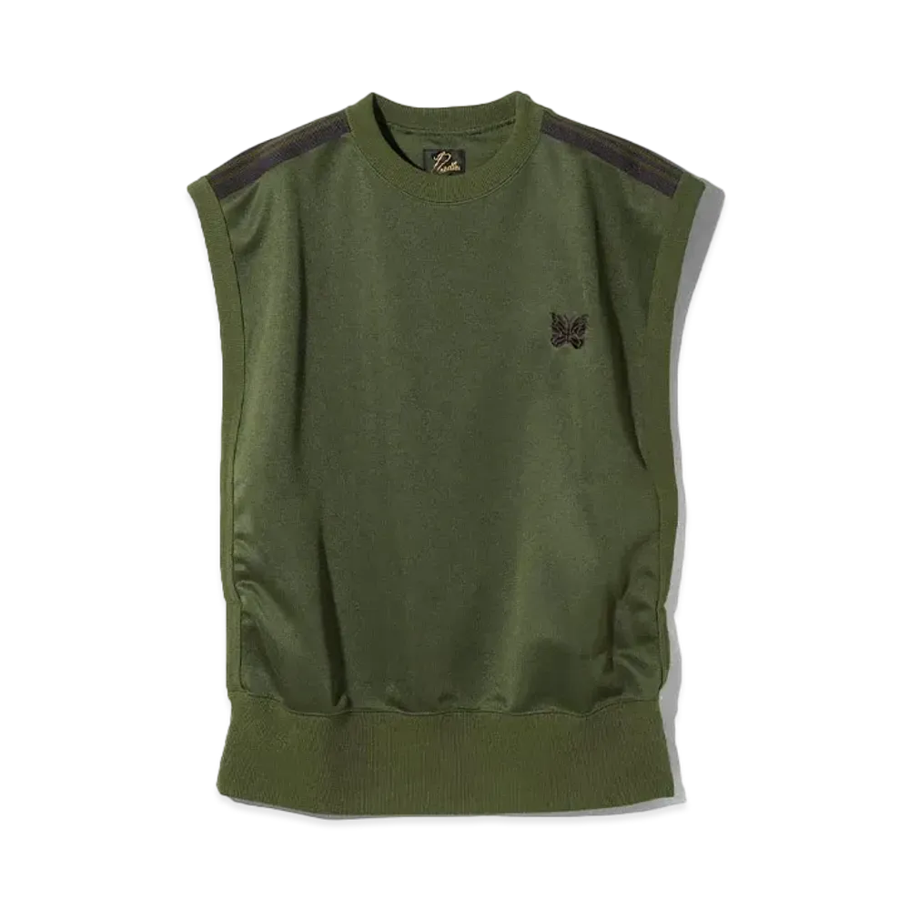 Needles for NEPENTHES WOMAN Sleeveless Tee - Poly Smooth "Green"