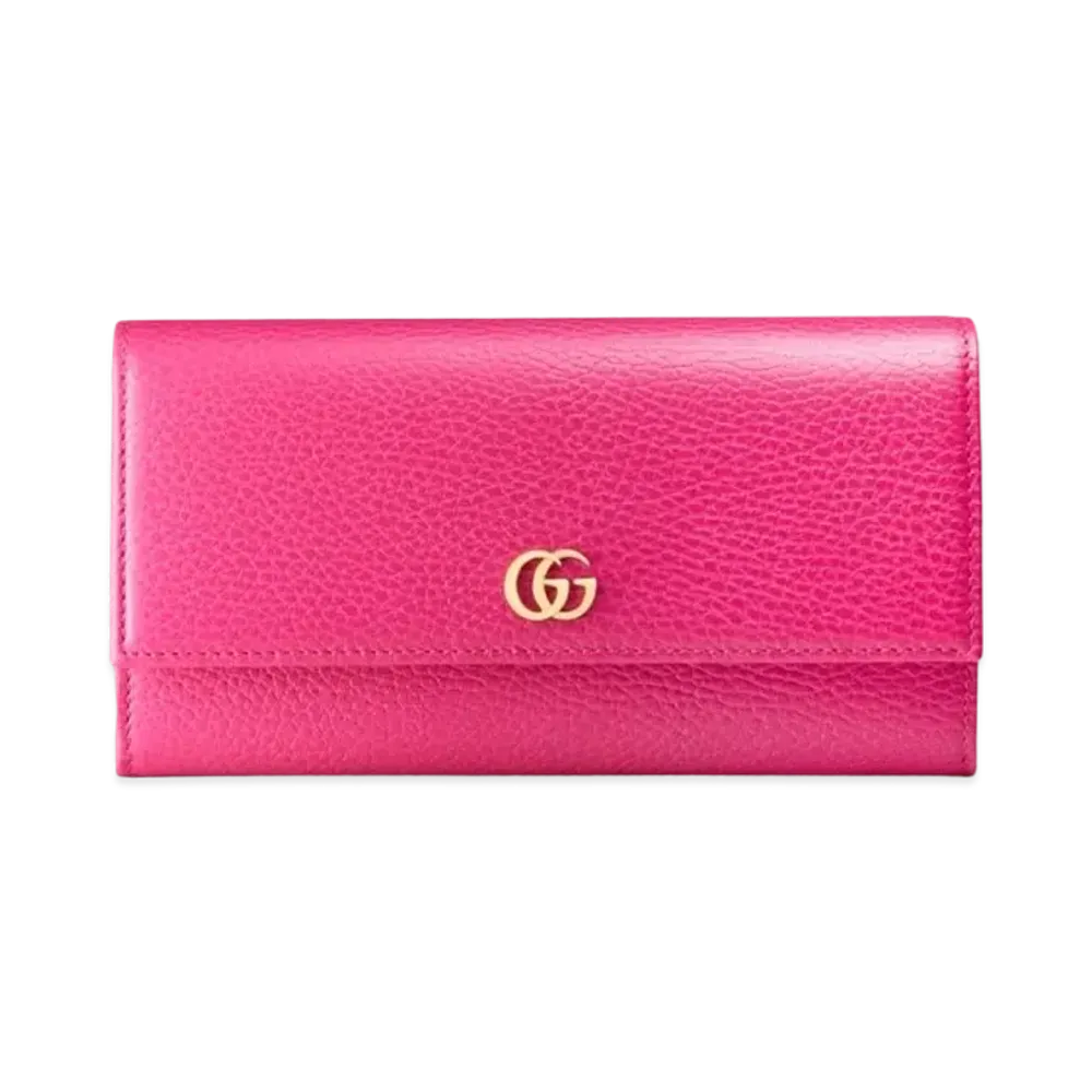 グッチ GG マーモント レザー コンチネンタルウォレット "ピンク" 456116 CAO0G 5752