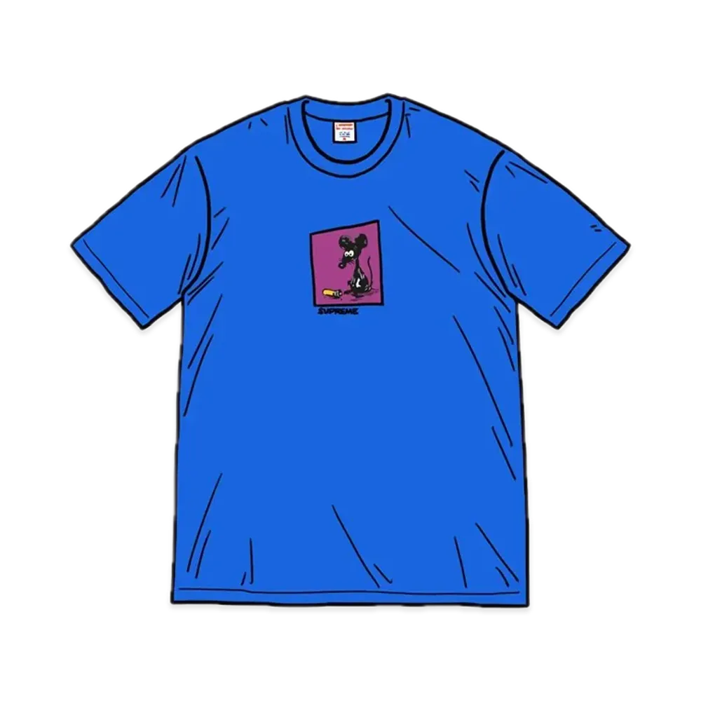 Supreme Mouse Tee "Royal"