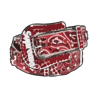 Supreme x b.b. Simon Bandana Belt "Red"