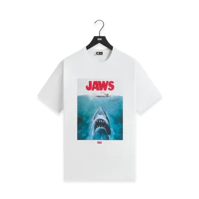 Kith x JAWS Main Poster Vintage Tee "Bright White"