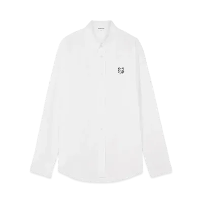 Maison Kitsune Contour Fox Head Casual Bd Shirt "White"