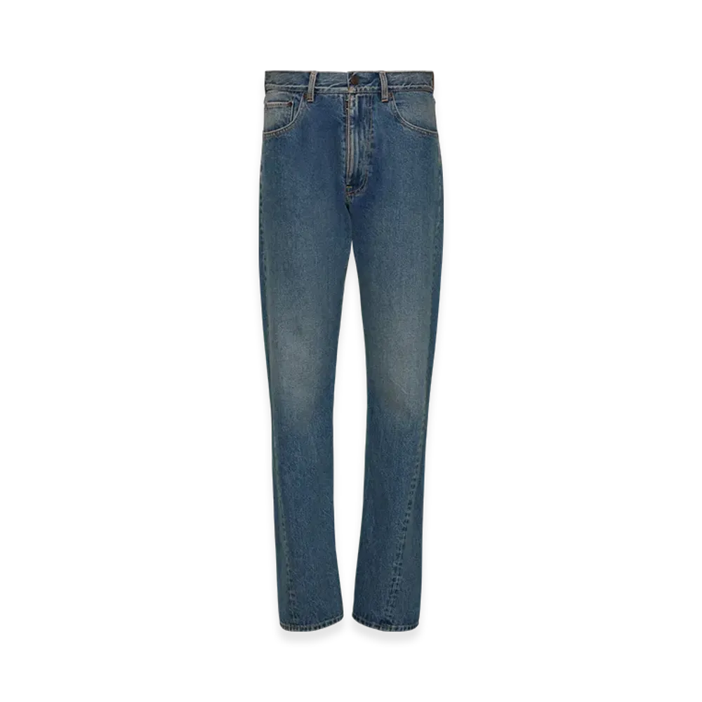 Maison Margiela Men's Turn-Up Jeans "Blue"