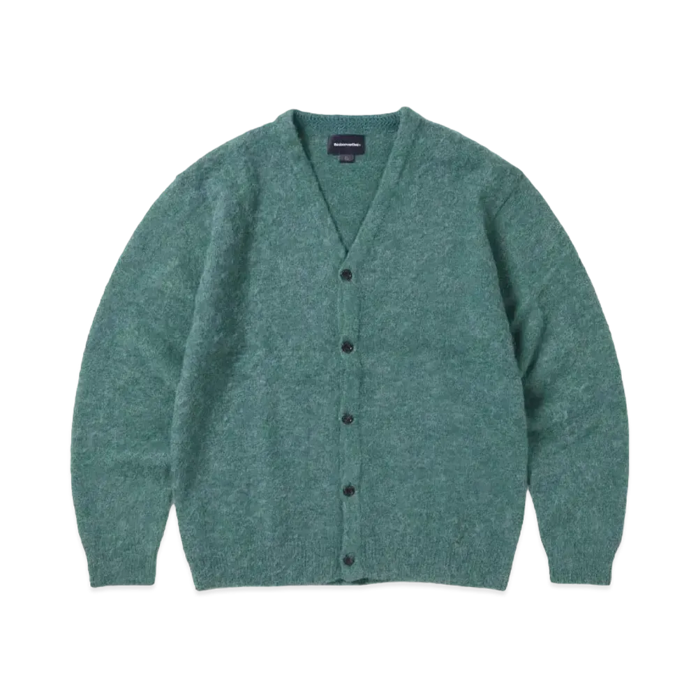 thisisneverthat Hairy Knit Cardigan "Green"