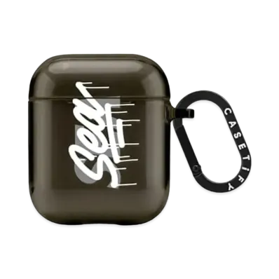 WIND AND SEA x CASETIFY x it's a living LOGO TPU Air Pods (2nd generation) Case "Black"