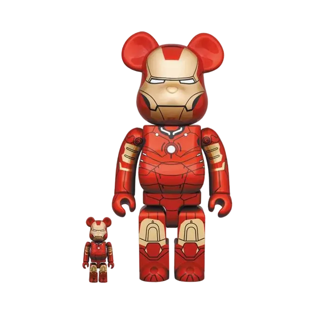 Bearbrick IRON MAN MARK III 100% & 400%